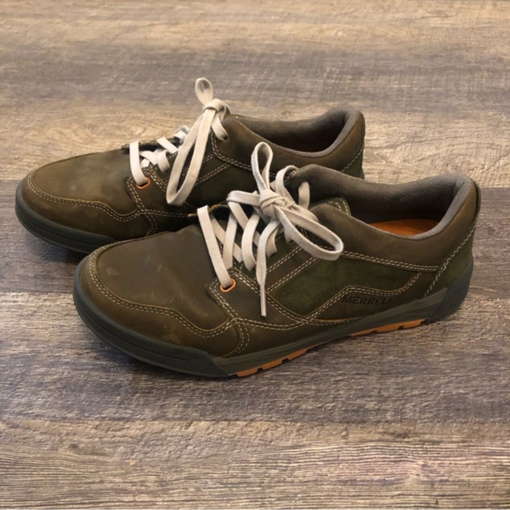 Merrell Berner Hiking Walking Mens Shoe Size 9 Lace Up Casual Outdoor EUC